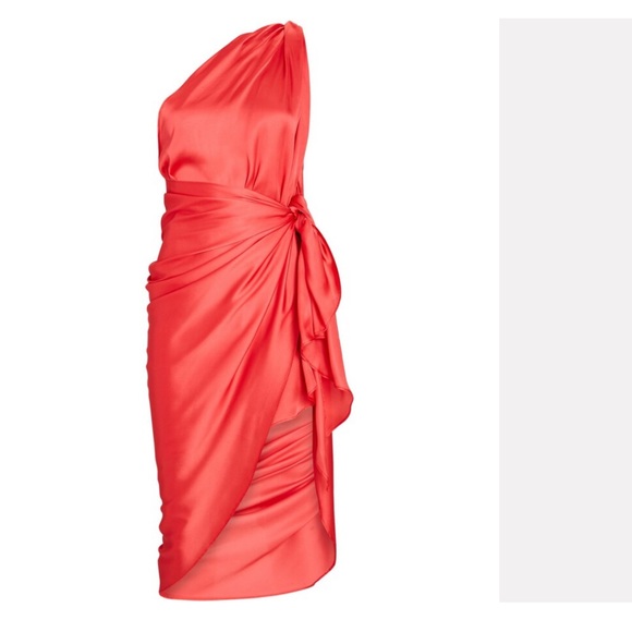 Baobab Marea Satin One Shoulder Dress Size M worn once! - Picture 4 of 5